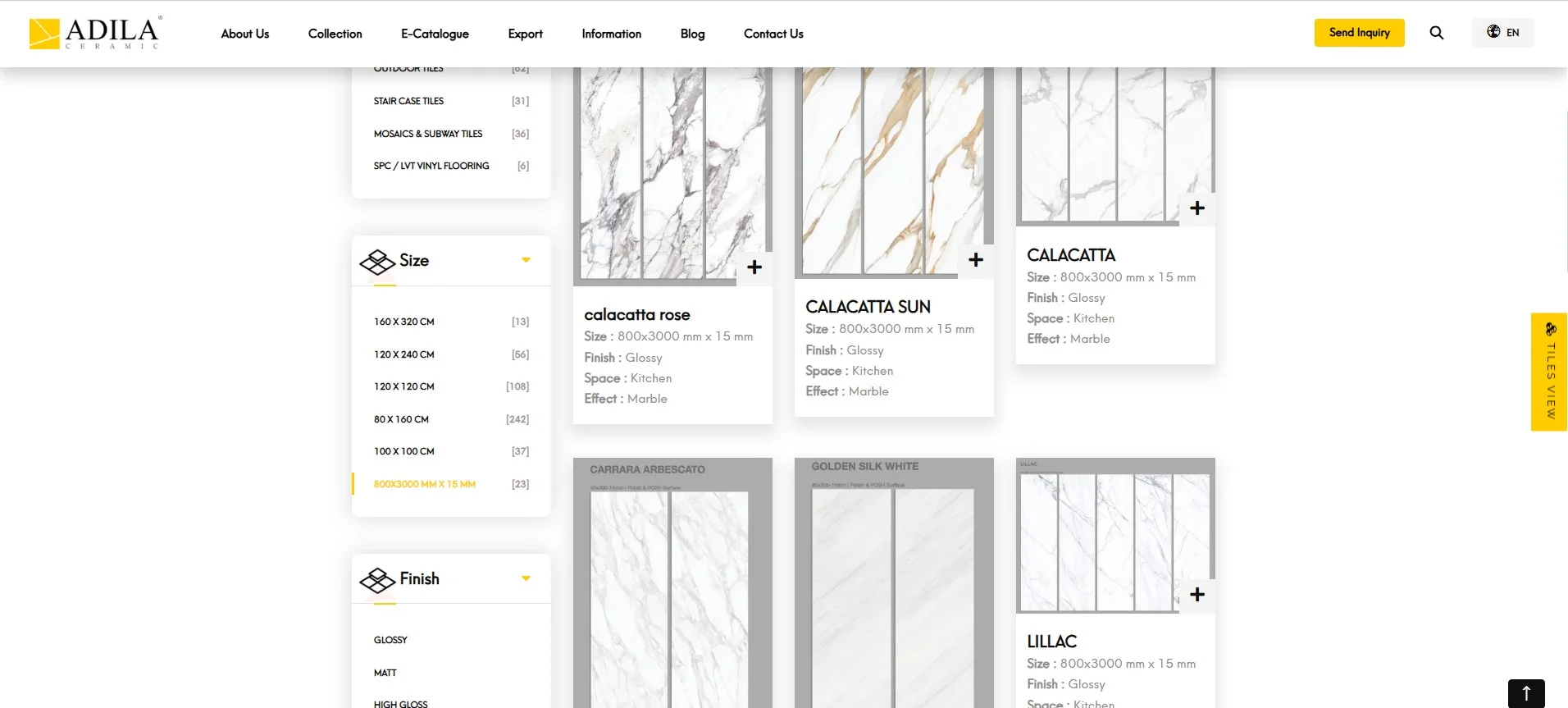 High Quality Calacatta Marble Slab Manufacturer and Exporter